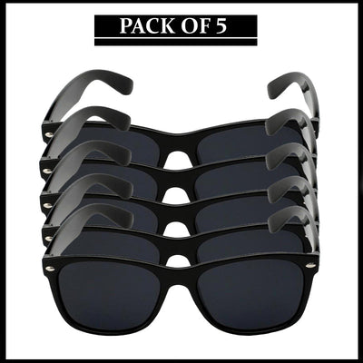 Pack Of 5 Designer Vintage Wayfarer Sunglasses For Women And Men