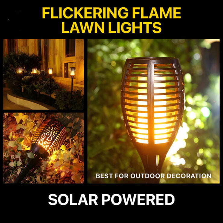 XF-6017 Solar Flame LED Light Lamp Enhance Your Outdoors With Stunning Decoration