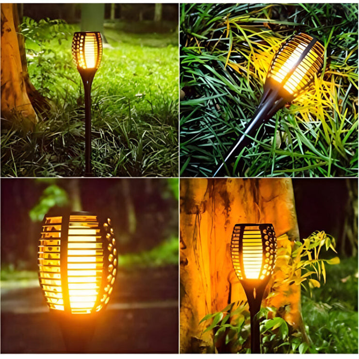 XF-6017 Solar Flame LED Light Lamp Enhance Your Outdoors With Stunning Decoration